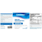 Load image into Gallery viewer, LOSOKI Deep-Sea Fish Oil Softgels 48000mg Dietary Supplement