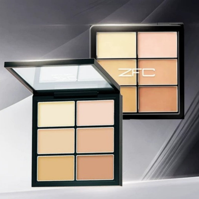 ZFC Professional Master Class 6-Color Concealer & Contouring Palette