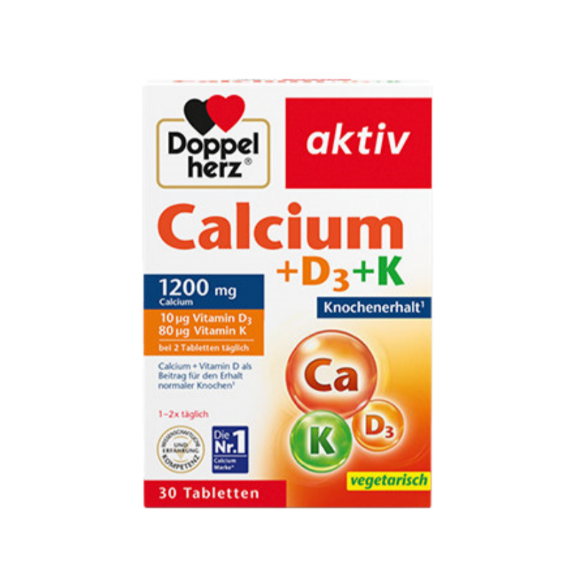 Doppelherz Calcium + Vitamin D3 + K Active Calcium