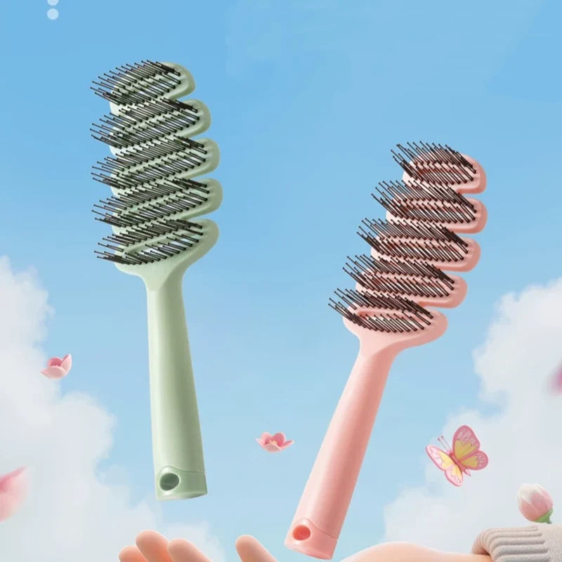 Tosfu Pinecone Detangling Brush