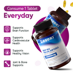 Load image into Gallery viewer, LOSOKI Deep-Sea Fish Oil Softgels 48000mg Dietary Supplement