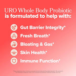 Load image into Gallery viewer, O Positiv URO Whole Body Probiotic 30 Capsules The 3-in-1 Microbiome Support for Gut Skin &amp; Oral Health O Positiv