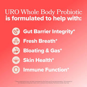 O Positiv URO Whole Body Probiotic 30 Capsules The 3-in-1 Microbiome Support for Gut Skin & Oral Health O Positiv