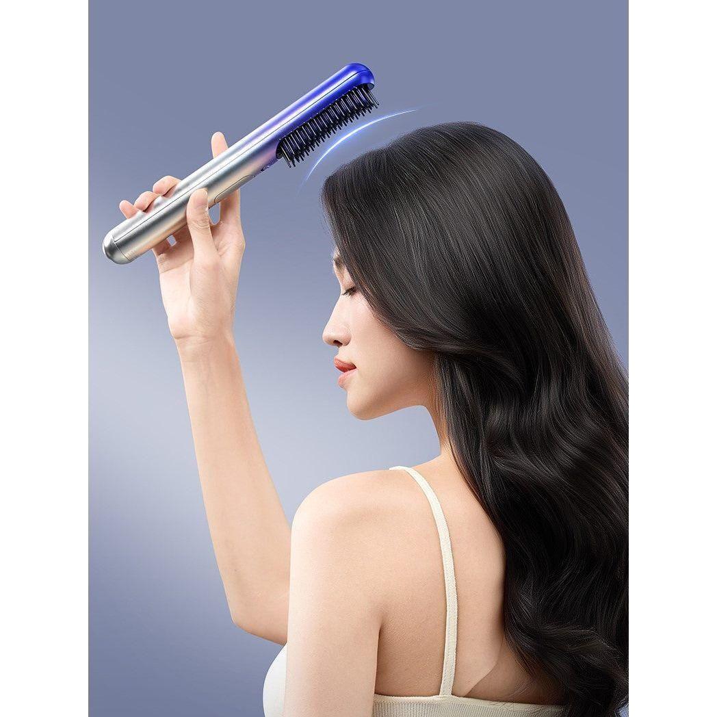 ASHMORE Platinum Negative Ion Hair Straightening Comb | 6-in-1 Volumising, Smoothing & Anti-Frizz Hair Tool ASHMORE