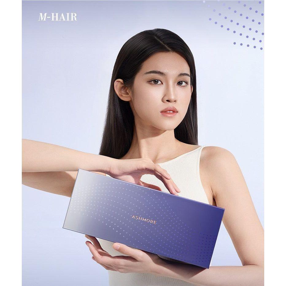 ASHMORE Platinum Negative Ion Hair Straightening Comb | 6-in-1 Volumising, Smoothing & Anti-Frizz Hair Tool ASHMORE