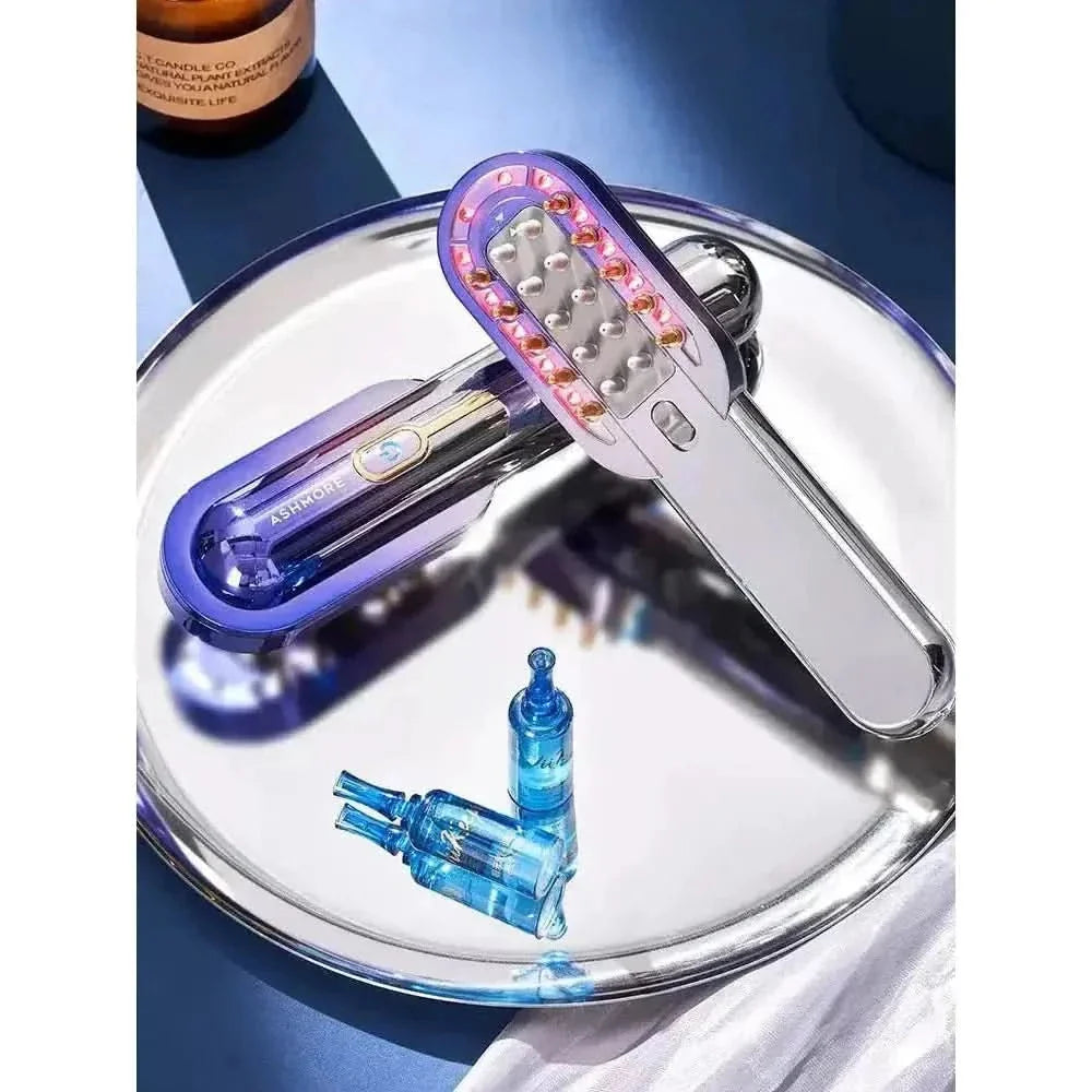 ASHMORE Red Light RF Hair Health Comb | Advanced Scalp Therapy & Hair Growth Support ASHMORE