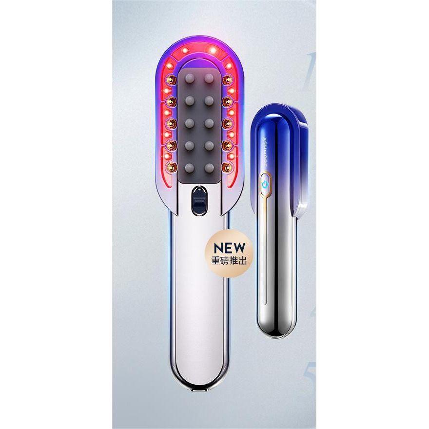 ASHMORE Red Light RF Hair Health Comb | Advanced Scalp Therapy & Hair Growth Support ASHMORE