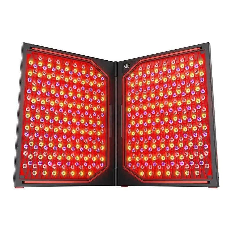JMOON M9 LED Light Beauty Device Folding Dual-Screen | 9-Mode Full-Body Light Therapy System - Sherue
