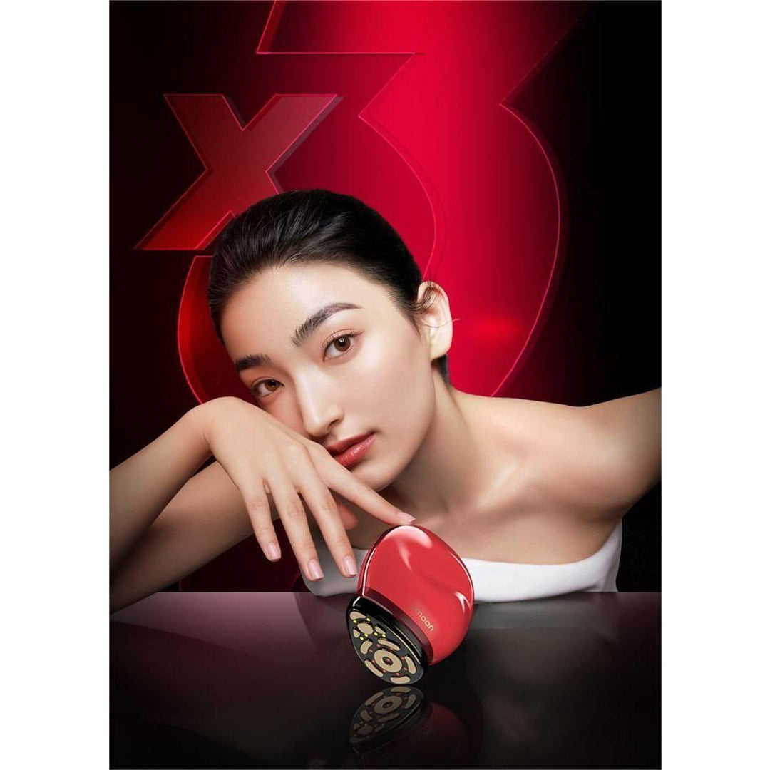 JMOON Red Iron RF Beauty Instrument | V-Lift Technology for Fast Lifting, Firming & Eye Contour Care - Sherue