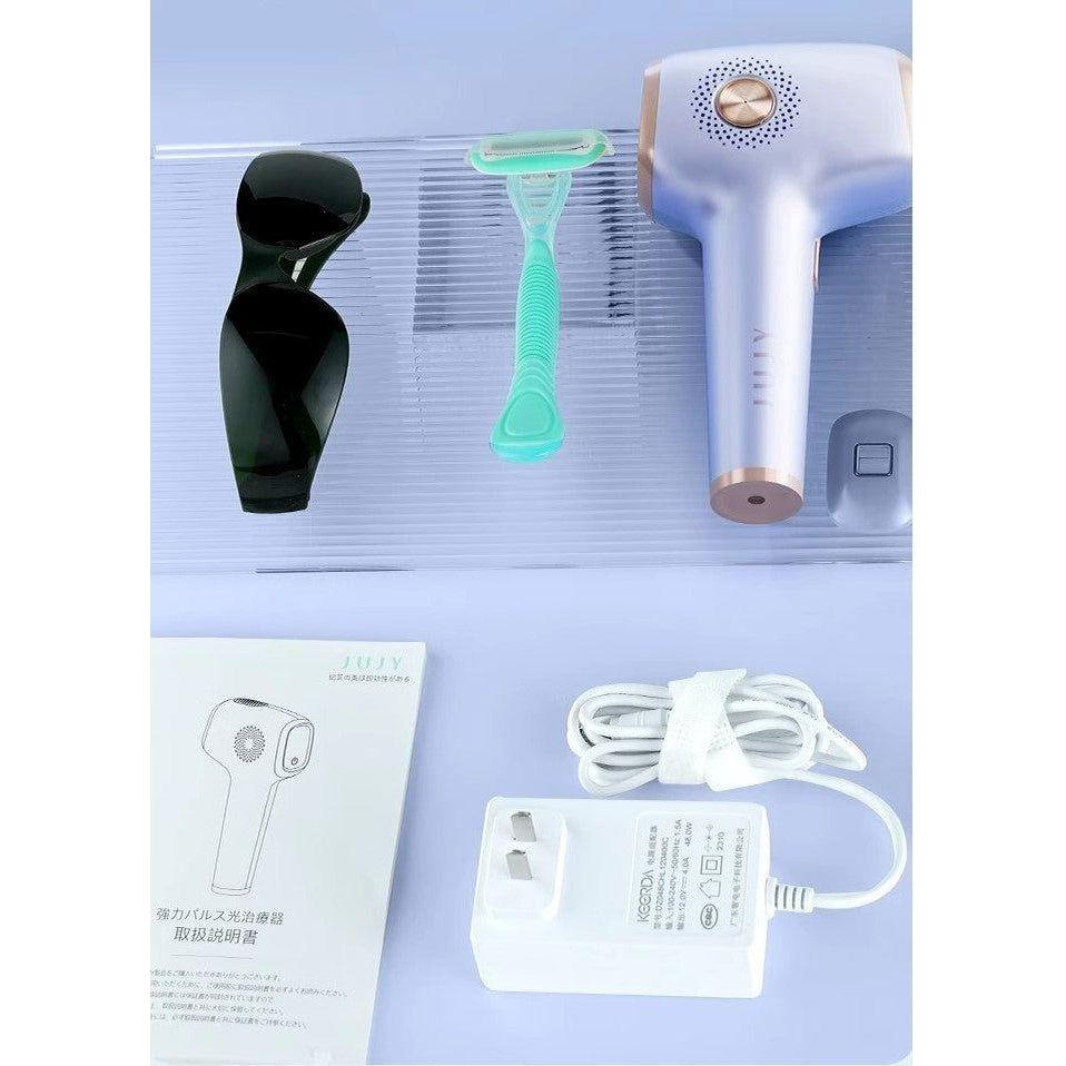 JUJY Freezing Point Hair Removal Device | Painless IPL Technology with 8°C Ice-Cooling for Full-Body Hair Removal JUJY