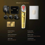 Nuna Skin Premier Rejuvenation Beauty Device | Red, Infrared & Blue Light Therapy for Wrinkles, Firmness & Glow - Sherue